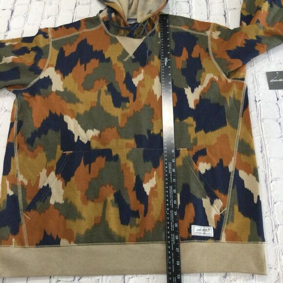Eddie Bauer Sweatshirt Hoodie Men’s Size Large Color Campo Camp Fleece Pull-Over - Picture 7 of 10